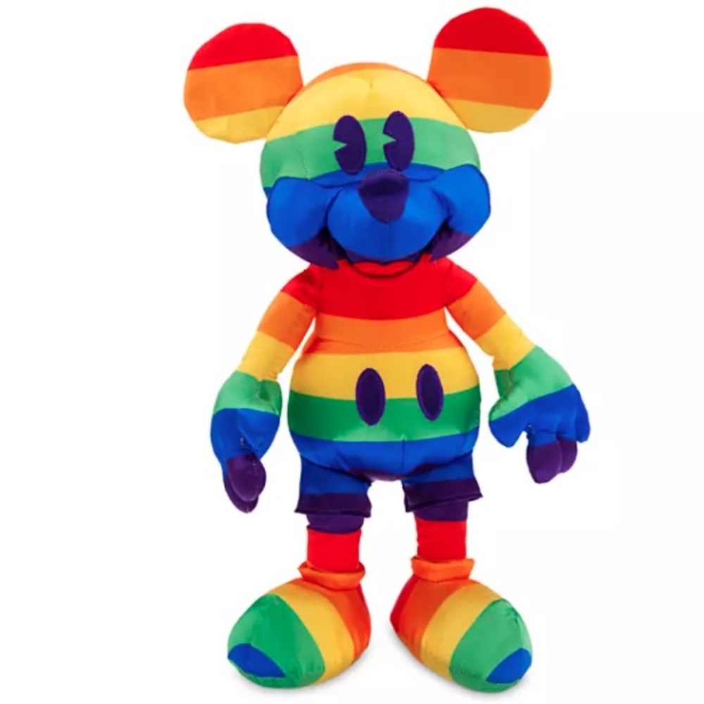 Limited Edition Rainbow Pride Disney Mickey Mouse Plush